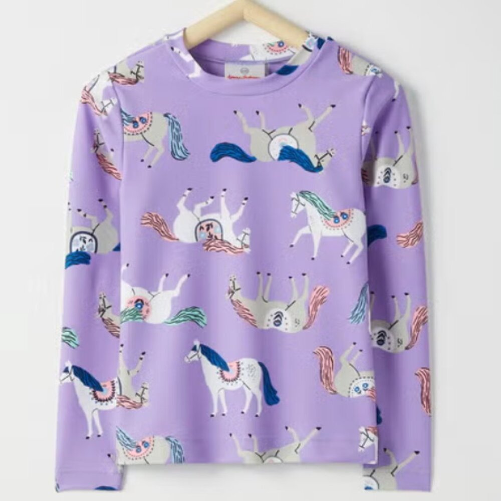 🐎💜 Hanna Andersson Rashguard – Size 3T 💜🐎
